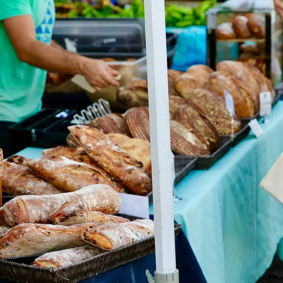 Es la imagen de una feria