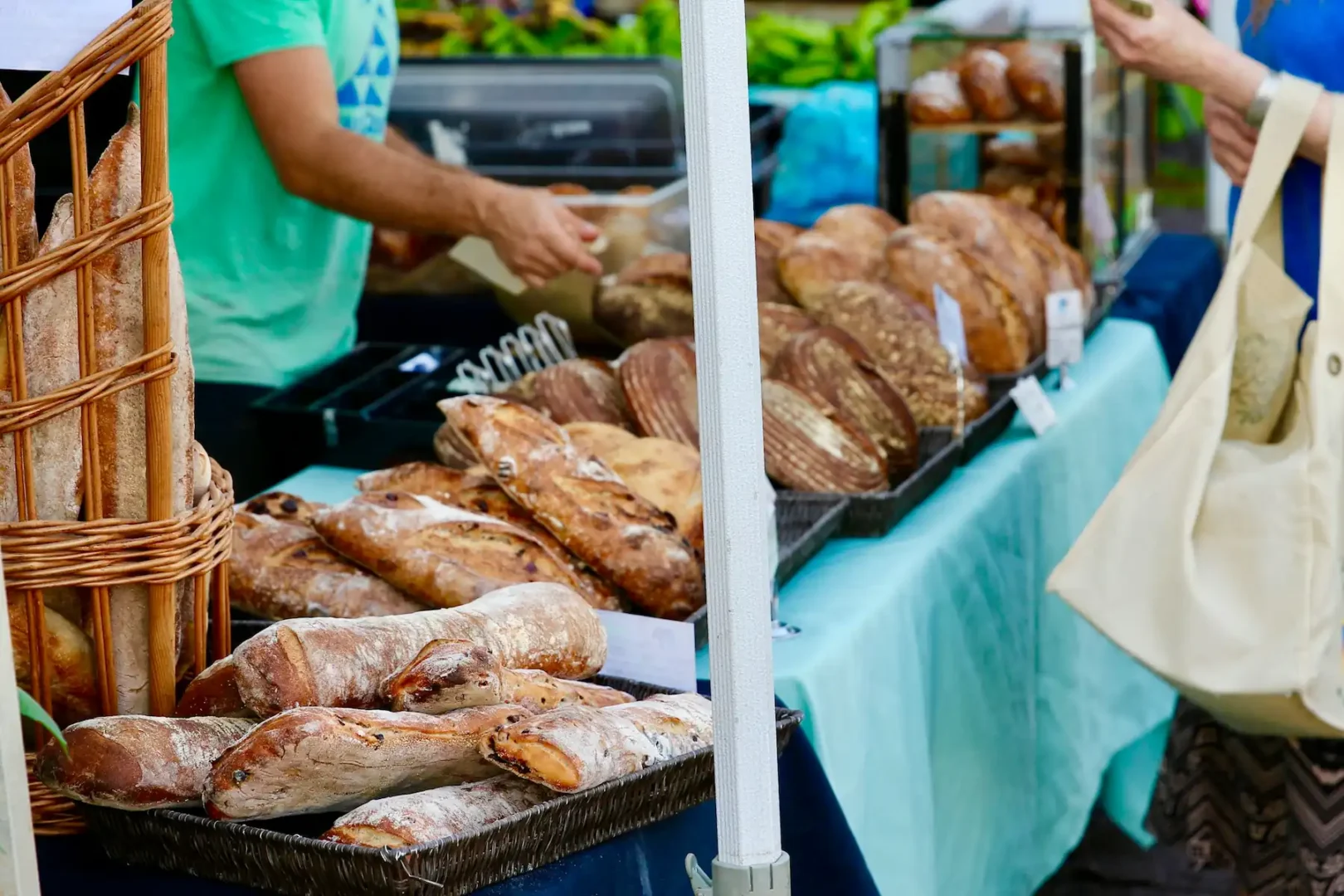 Es la imagen de una feria